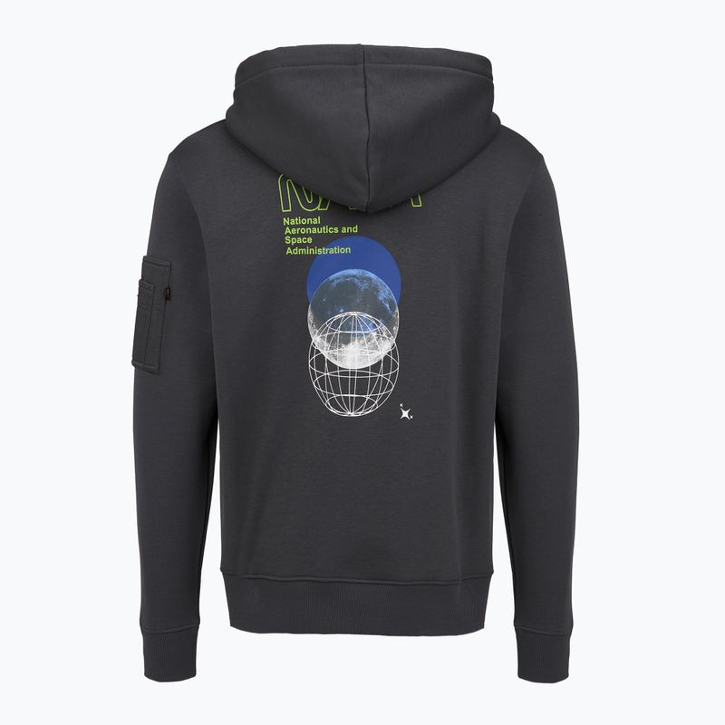 Кофта чоловіча Alpha Industries NASA Orbit vintage grey 2