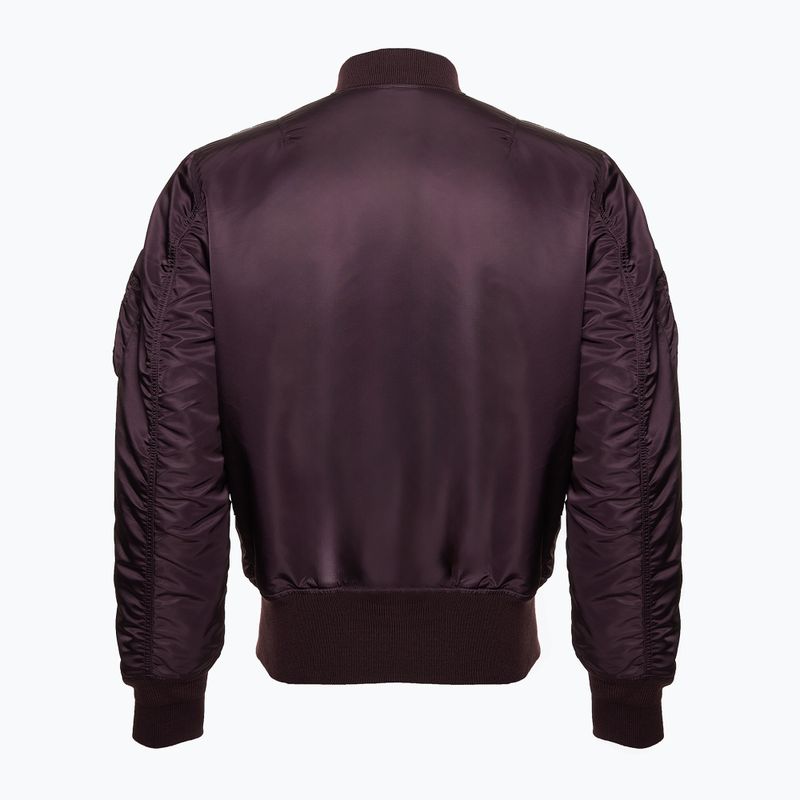 Куртка чоловіча Alpha Industries MA-1 Heritage plum 2