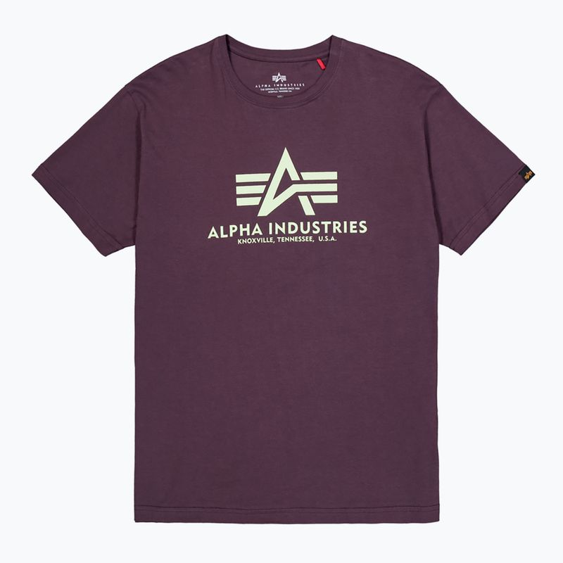 Футболка чоловіча Alpha Industries Basic plum