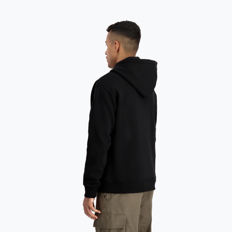 Кофта чоловіча Alpha Industries Basic Hoodie TPU black/chrome 4