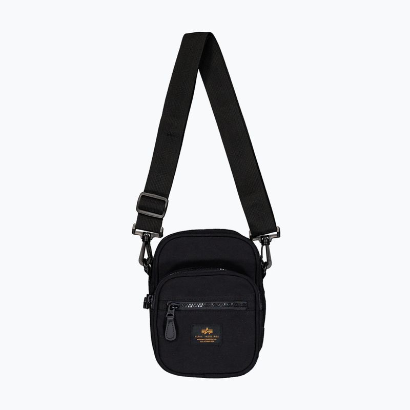 Чоловіча сумка Alpha Industries Label Messenger Small 1 л чорна