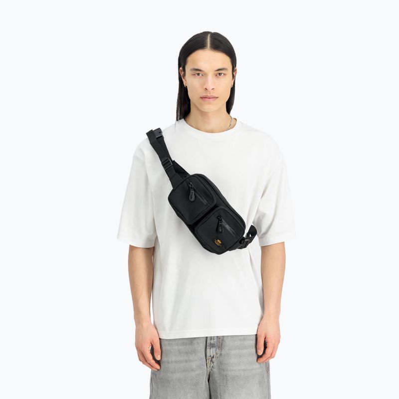 Сумка-бананка Alpha Industries Label 1.5 л black 8