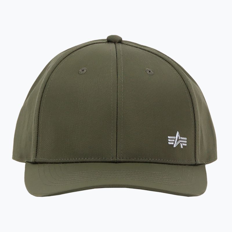 Кепка чоловіча Alpha Industries Metal Label dark olive