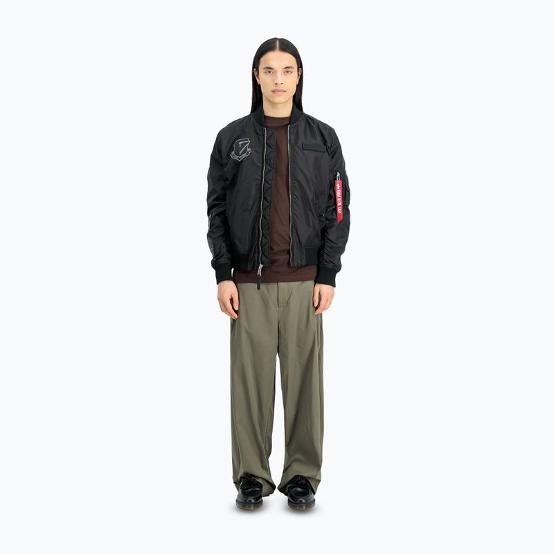Куртка чоловіча Alpha Industries MA-1 TT Flying Tigers black 2