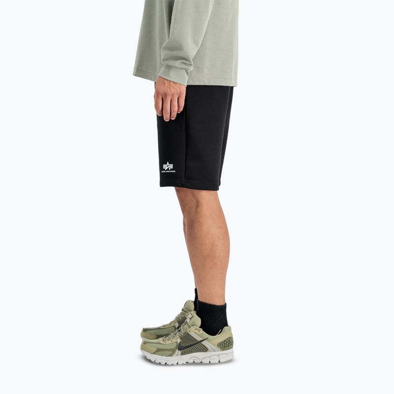 Шорти чоловічі Alpha Industries Basic Small Logo II black 5