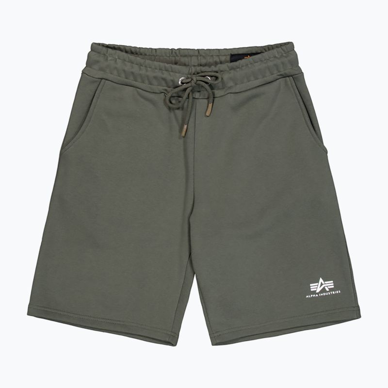 Шорти чоловічі Alpha Industries Basic Small Logo II dark olive 8