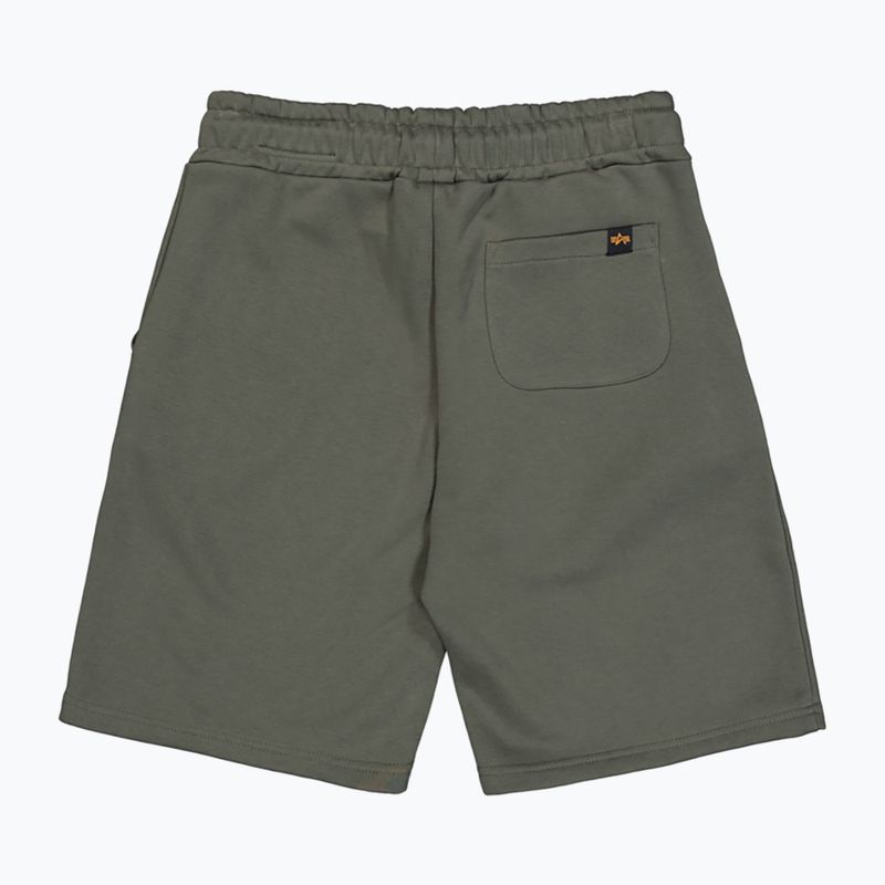 Шорти чоловічі Alpha Industries Basic Small Logo II dark olive 9