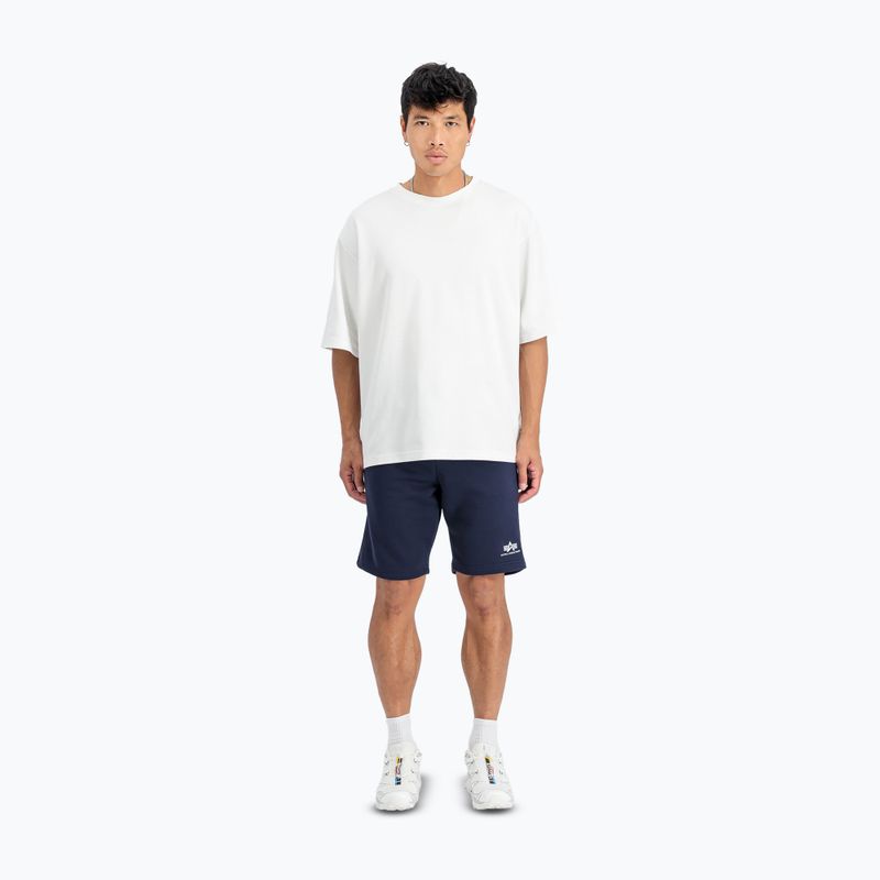 Шорти чоловічі Alpha Industries Basic Small Logo II ultra navy 2