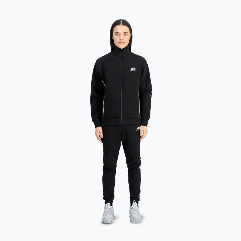 Штани чоловічі Alpha Industries Track Small Logo Jogger black 2