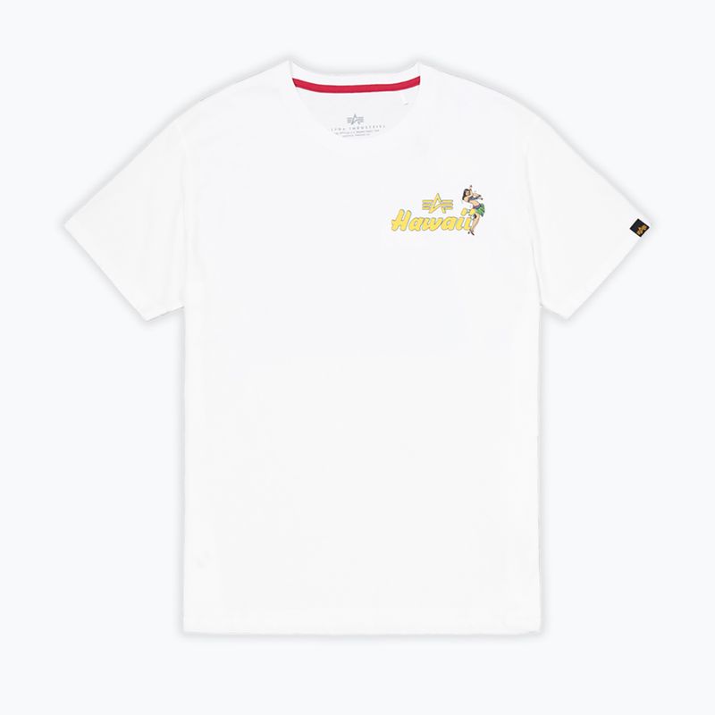 Футболка чоловіча Alpha Industries Pearl Harbor Back Print white 5