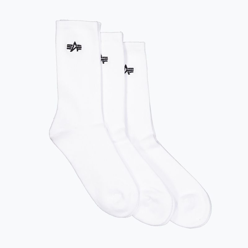 Шкарпетки чоловічі Alpha Industries Basic 3 пари white