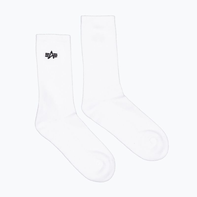 Шкарпетки чоловічі Alpha Industries Basic 3 пари white 2