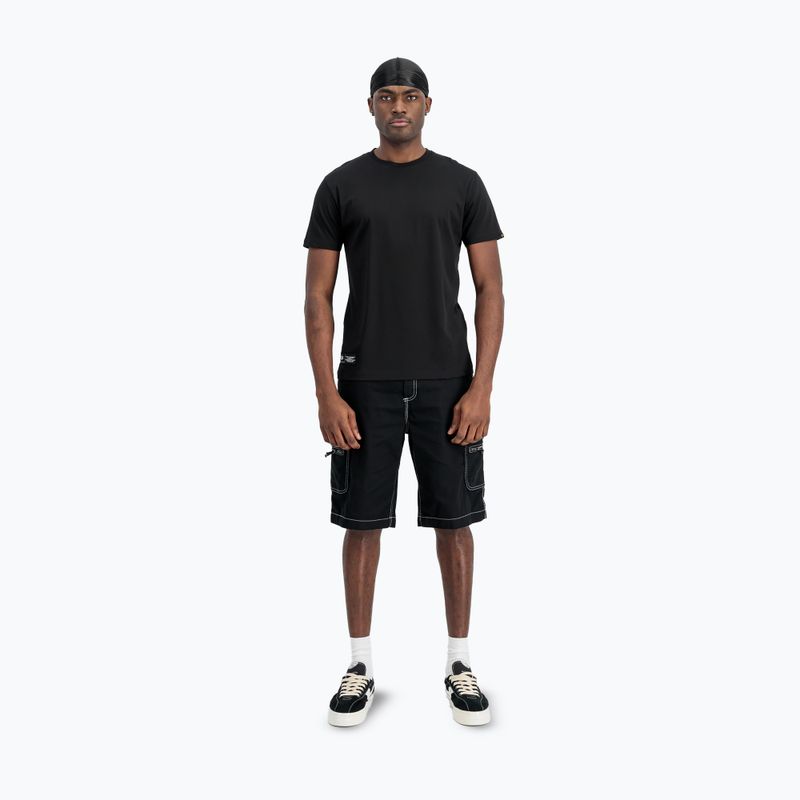 Футболка поло чоловіча Alpha Industries Label T Back Print black 2