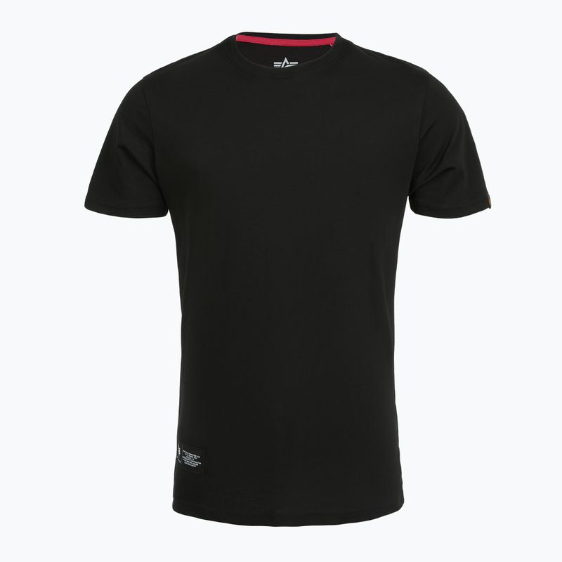 Футболка поло чоловіча Alpha Industries Label T Back Print black 5