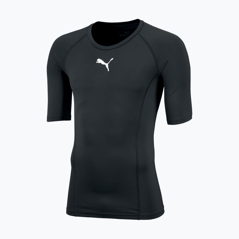 Футболка футбольна чоловіча PUMA Liga Baselayer Tee чорна 655918 03 6