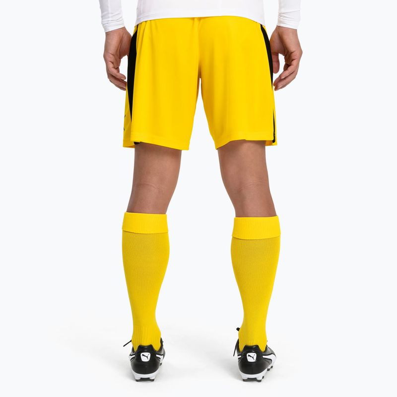 Гетри футбольні чоловічі PUMA Team Liga Core cyber yellow/puma black 3