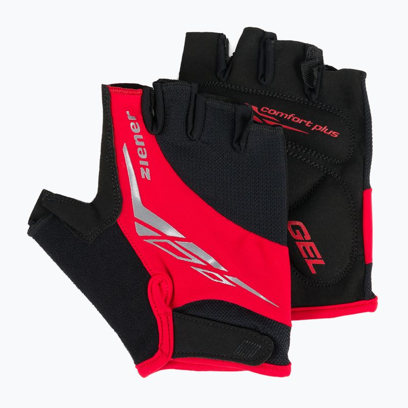 Рукавиці велосипедні ZIENER MTB Ceniz GELshock 888 червоні Z-988205/888/7,5