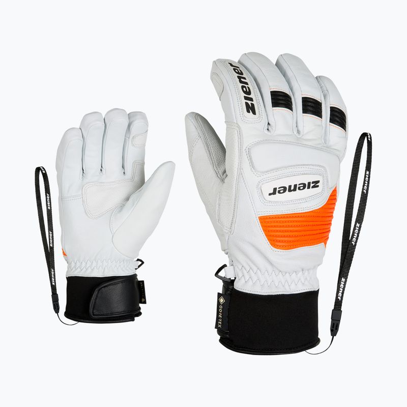 Рукавиці лижні чоловічі ZIENER Guard GTX + Gore Grip PR білі 801019 7