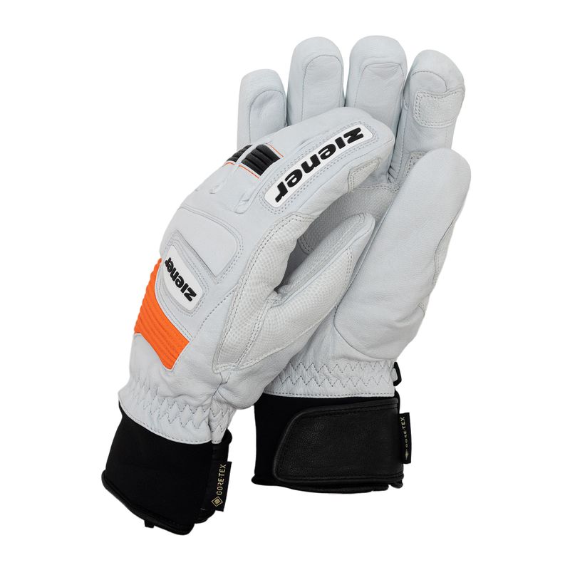 Рукавиці лижні чоловічі ZIENER Guard GTX + Gore Grip PR білі 801019
