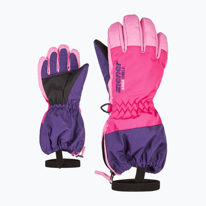 Рукавиці гірськолижні дитячі ZIENER Levio As Minis dark purple
