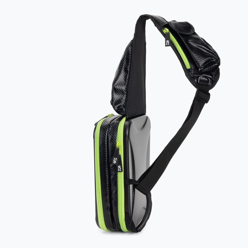 Сумка спінігова Daiwa Prorex Roving Shoulder black/lime 3