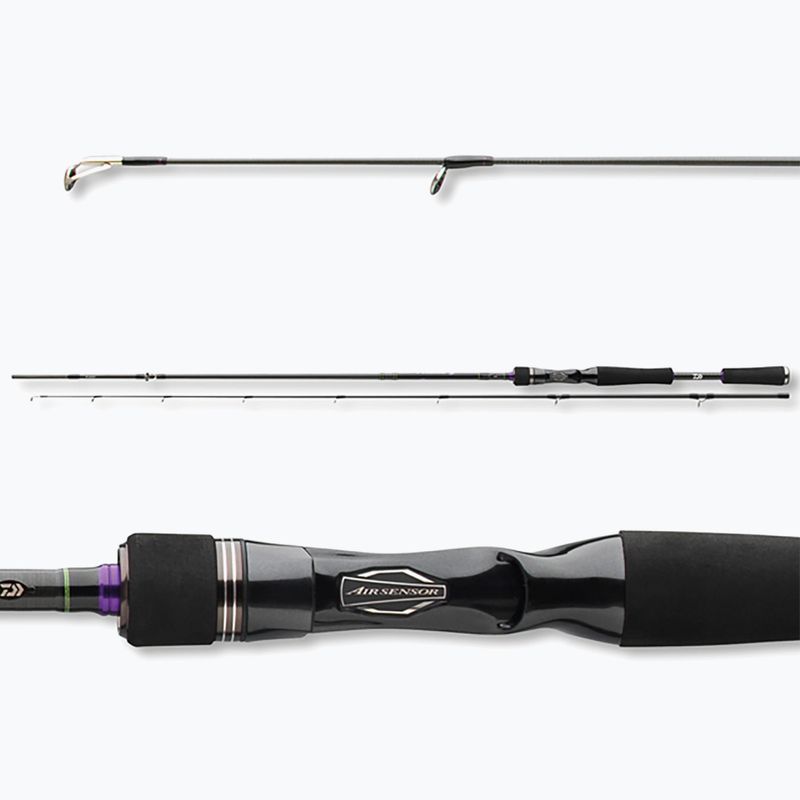 Вудка кастінгова Daiwa Prorex XR Jerk BC чорна/фіолетова 5