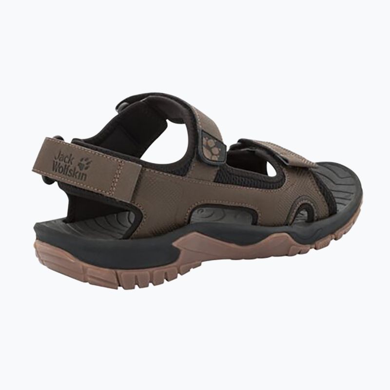 Сандалі трекінгові чоловічі Jack Wolfskin Lakewood Cruise коричневі 4019011 13