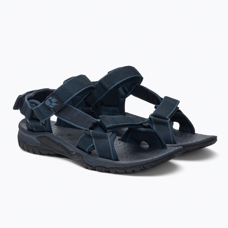 Босоніжки туристичні чоловічі Jack Wolfskin Lakewood Ride сині 4019021 4
