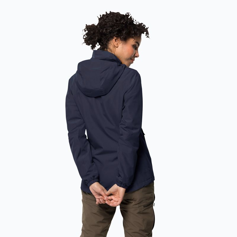 Куртка дощовик жіноча Jack Wolfskin Stormy Point синя 1111201_1910 2