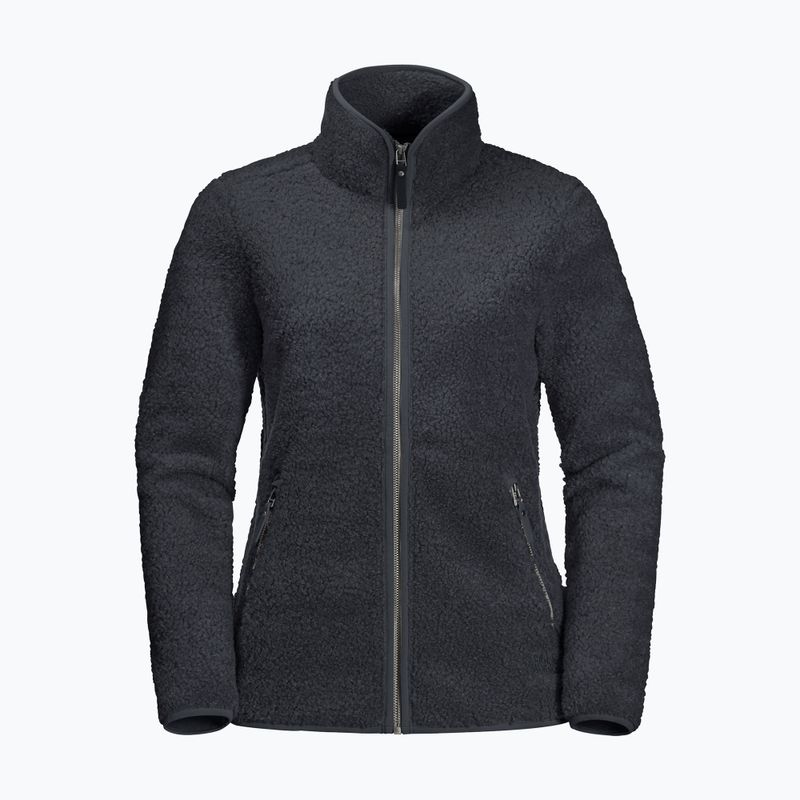 Флісова кофта жіноча Jack Wolfskin High Cloud сіра 1708731 8