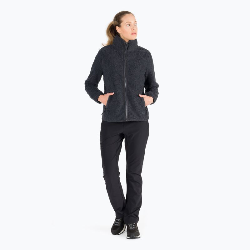 Флісова кофта жіноча Jack Wolfskin High Cloud сіра 1708731 7