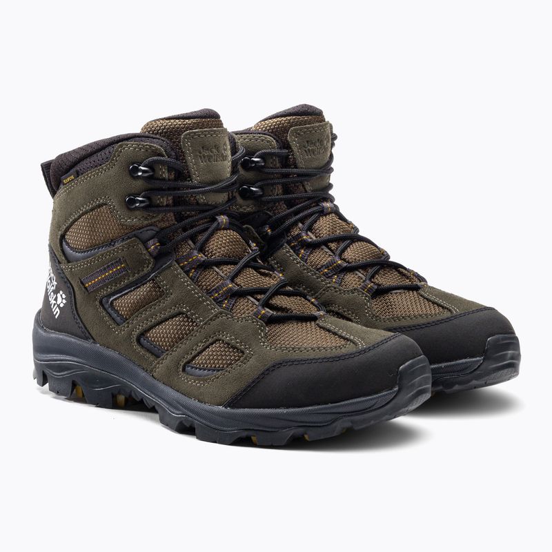 Черевики для трекінгу чоловічі Jack Wolfskin Vojo 3 Texapore Mid коричневі 4042461 5