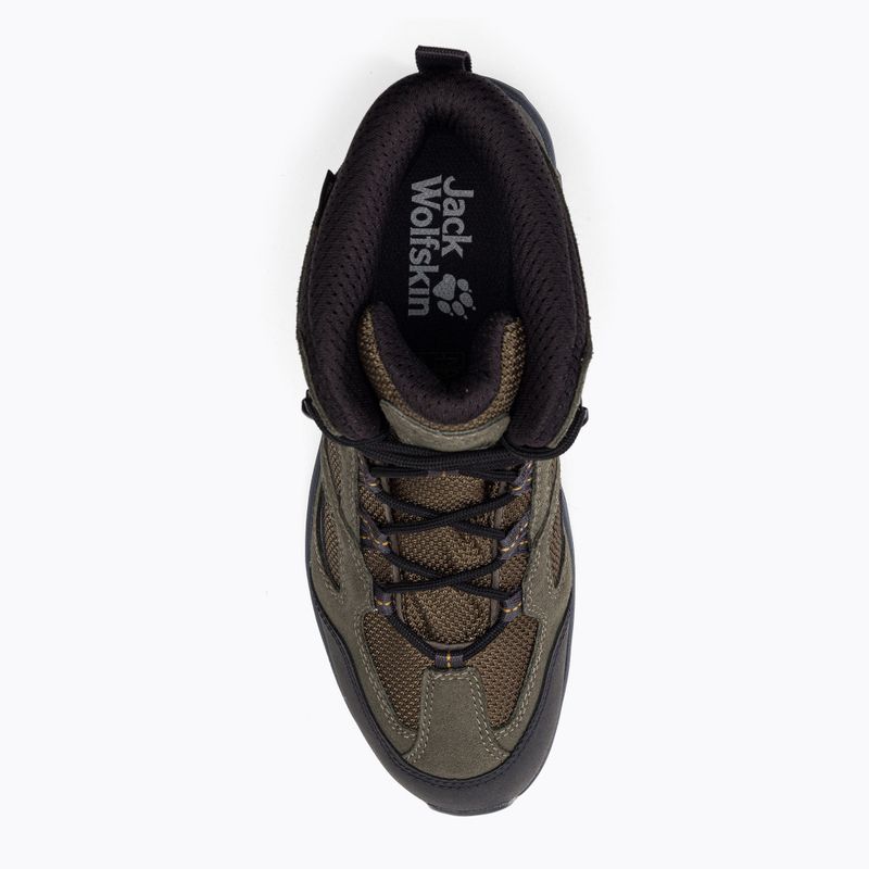 Черевики для трекінгу чоловічі Jack Wolfskin Vojo 3 Texapore Mid коричневі 4042461 6