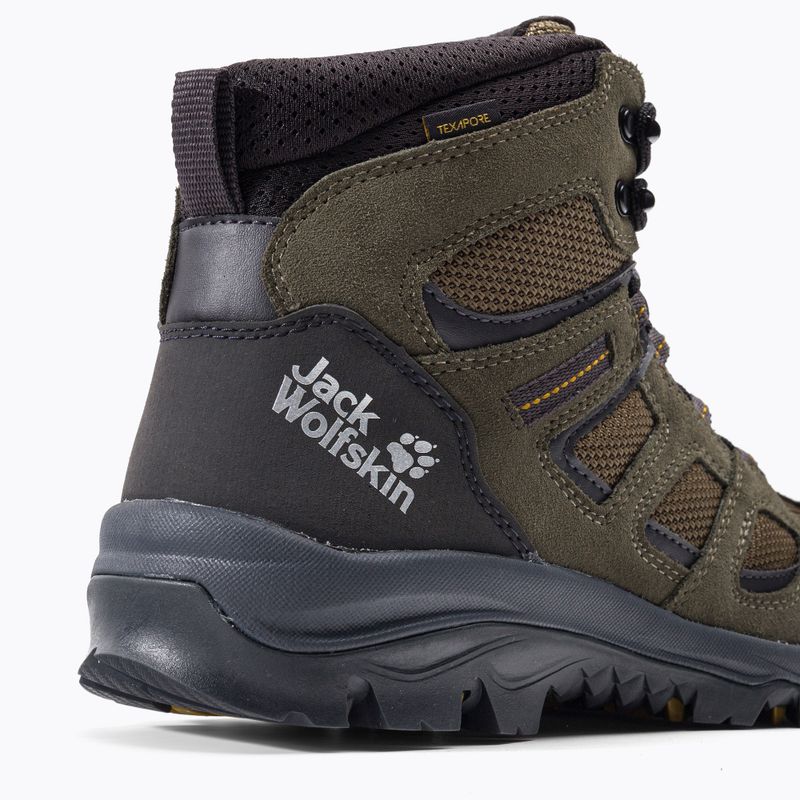 Черевики для трекінгу чоловічі Jack Wolfskin Vojo 3 Texapore Mid коричневі 4042461 8