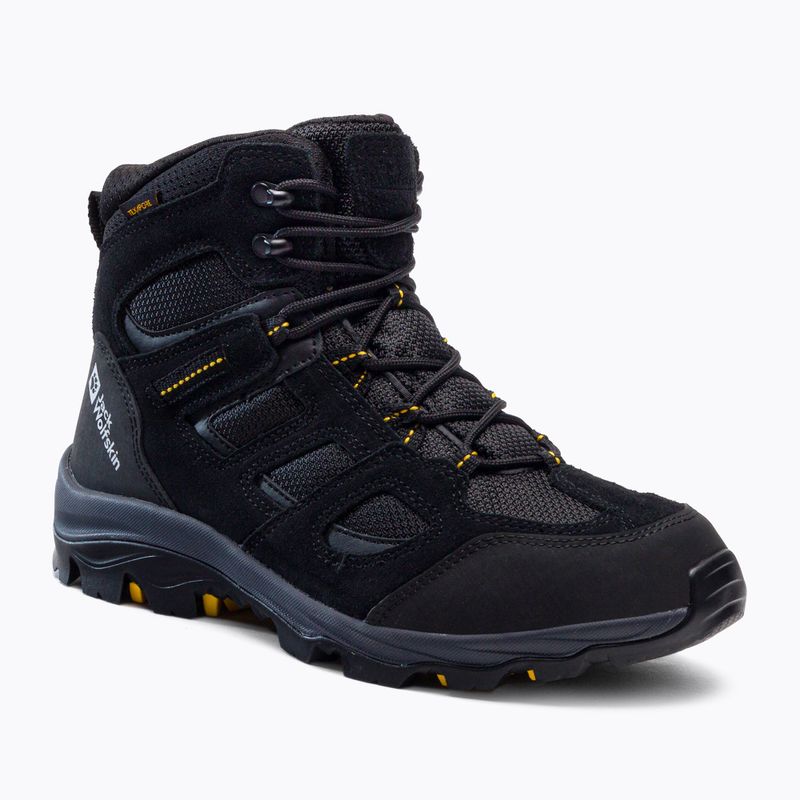 Черевики для трекінгу чоловічі Jack Wolfskin Vojo 3 Texapore Mid чорні 4042461