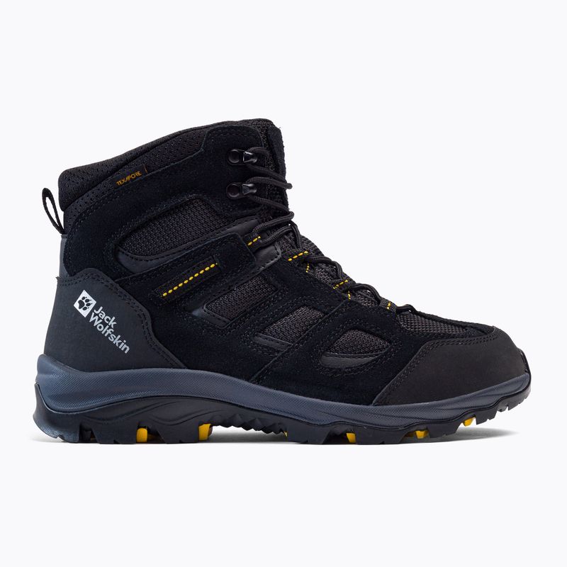 Черевики для трекінгу чоловічі Jack Wolfskin Vojo 3 Texapore Mid чорні 4042461 2