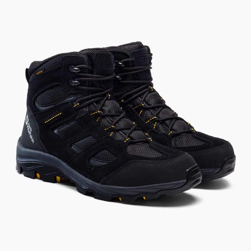 Черевики для трекінгу чоловічі Jack Wolfskin Vojo 3 Texapore Mid чорні 4042461 5