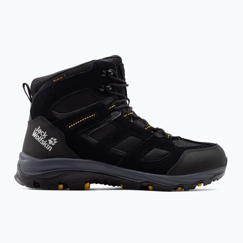 Черевики для трекінгу чоловіче Jack Wolfskin Vojo 3 Texapore чорні 4042461_6055 2