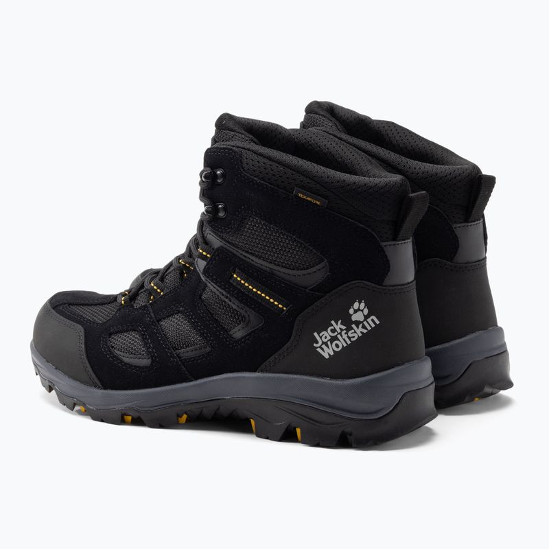 Черевики для трекінгу чоловіче Jack Wolfskin Vojo 3 Texapore чорні 4042461_6055 3