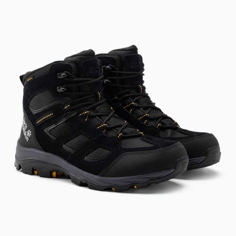 Черевики для трекінгу чоловіче Jack Wolfskin Vojo 3 Texapore чорні 4042461_6055 5
