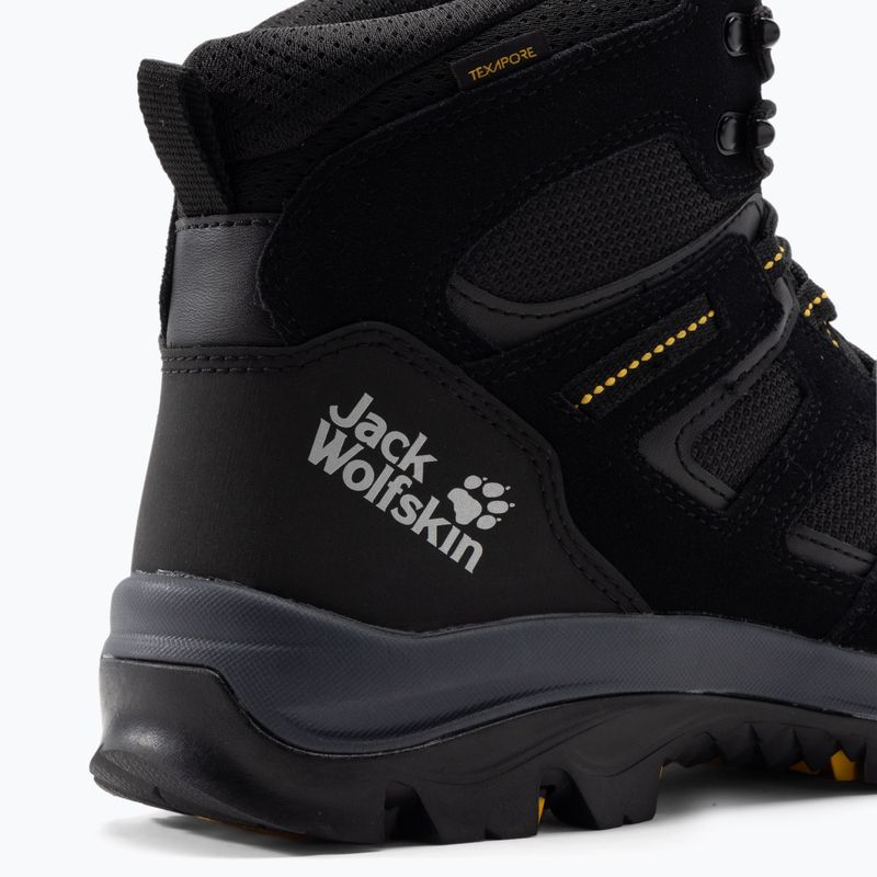 Черевики для трекінгу чоловіче Jack Wolfskin Vojo 3 Texapore чорні 4042461_6055 7