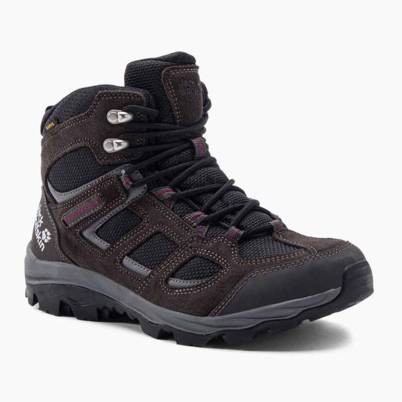 Черевики для трекінгу жіночі Jack Wolfskin Vojo 3 Texapore Mid сірі 4042471_6157