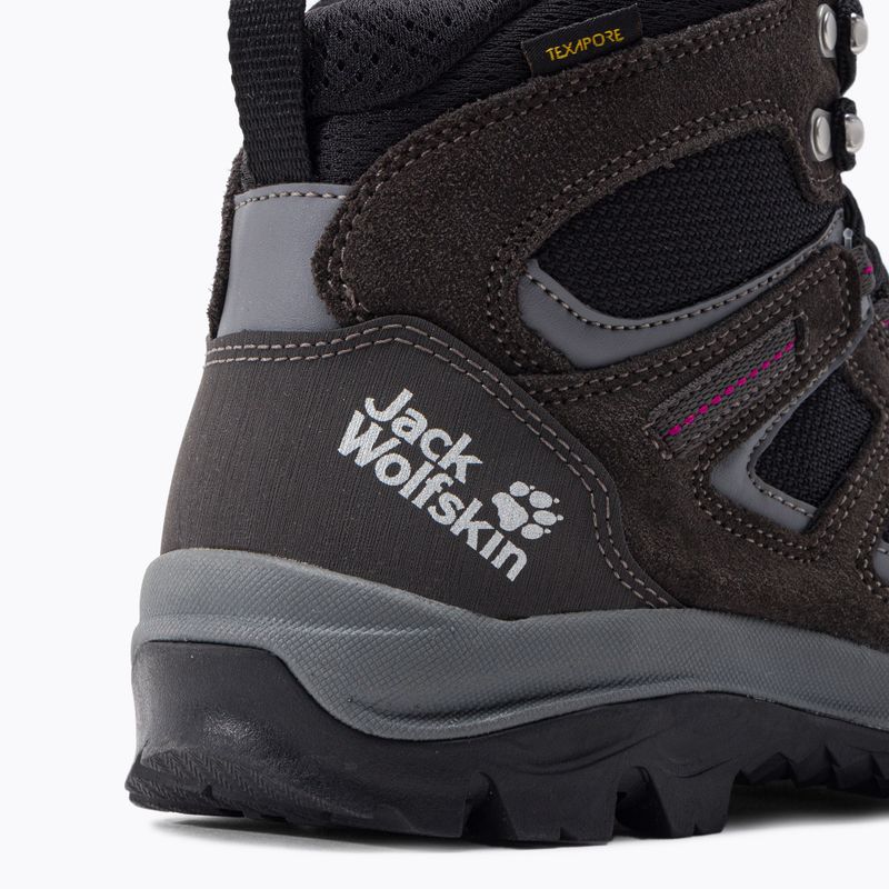 Черевики для трекінгу жіночі Jack Wolfskin Vojo 3 Texapore Mid сірі 4042471_6157 7