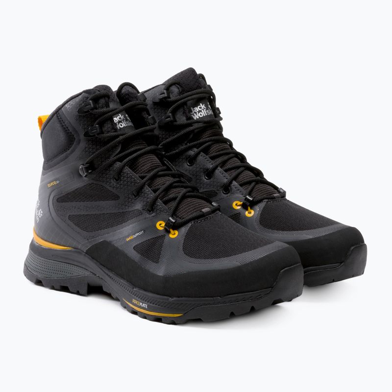 Черевики для трекінгу чоловіче Jack Wolfskin Force Trekker Texapore чорні 4048601_6055 4