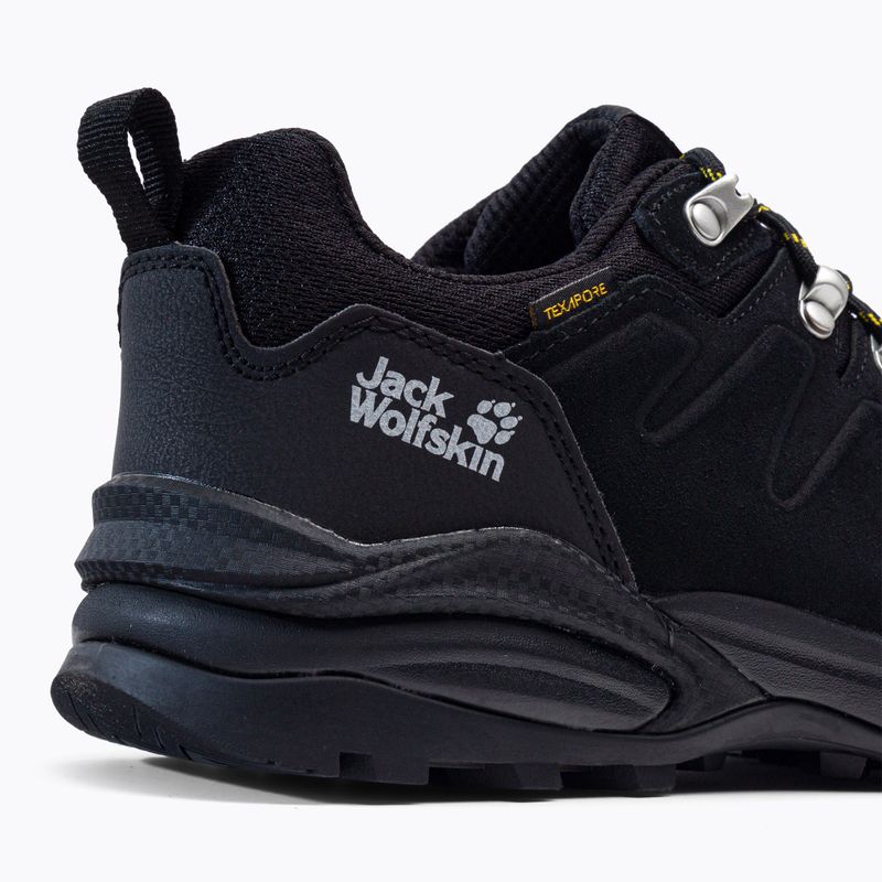 Черевики для трекінгу чоловічі Jack Wolfskin Refugio Texapore Low чорні 4049851 7