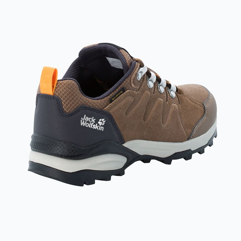 Черевики трекінгові жіночі Jack Wolfskin Refugio Texapore Low brown / apricot 8