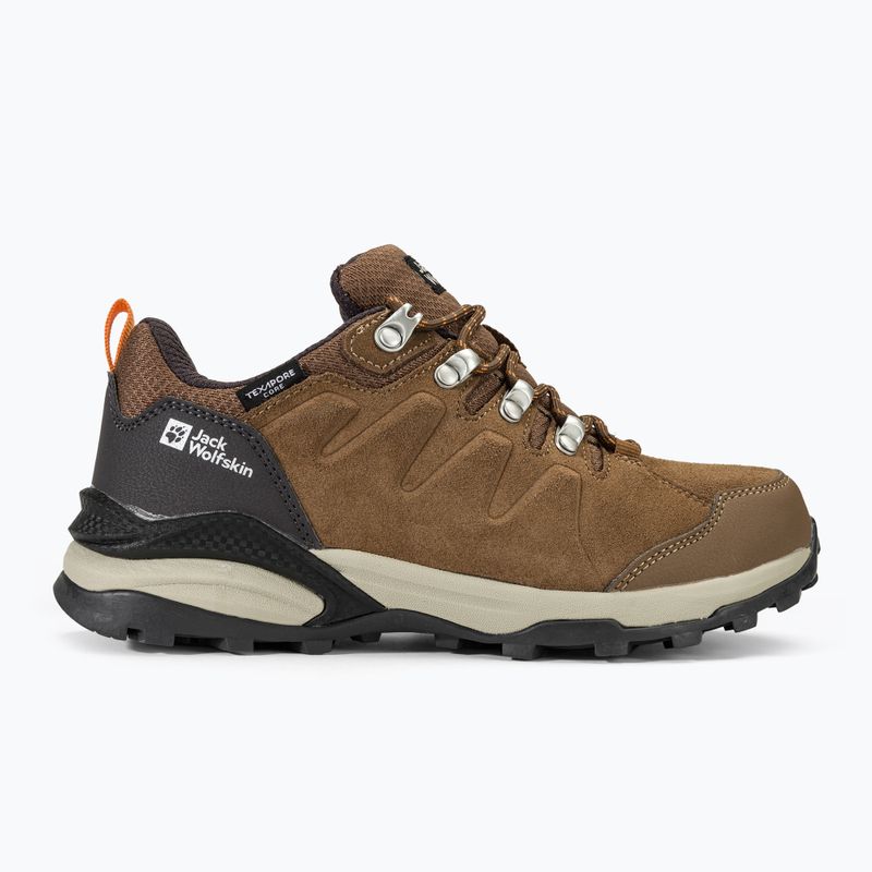 Черевики трекінгові жіночі Jack Wolfskin Refugio Texapore Low brown / apricot 2