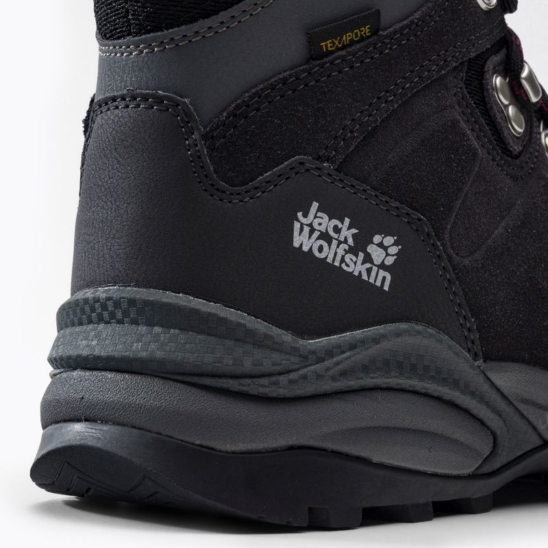 Черевики для трекінгу жіночі Jack Wolfskin Refugio Texapore Mid сірі 4050871 8