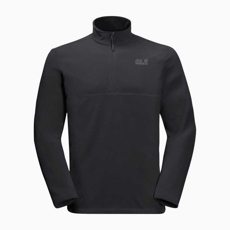 Флісова кофта чоловіча Jack Wolfskin Gecko чорна 1709521_6000