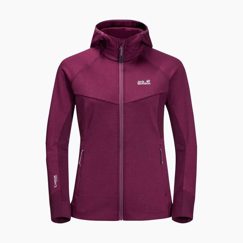 Флісова кофта жіноча Jack Wolfskin Hydro Grid Fleece рожева 1709911 7